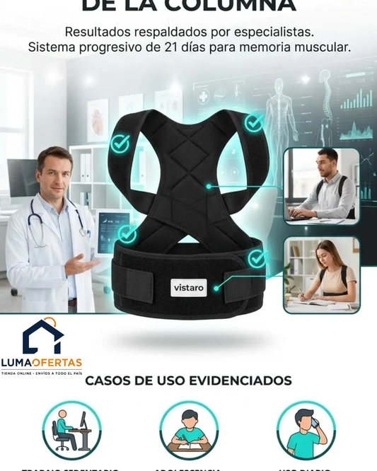 Corrector de Postura Unisex - Faja Soporte Espalda